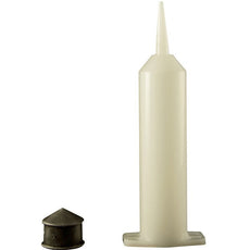 Jensen Global 30 cc Taper Tip Air Barrel, Black Rubber Stopper - Bag/20 - JG30AT-20