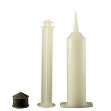 Jensen Global 30 cc Unassembled Manual Taper Tip Syringe - Bag/20 - JG30MT-20