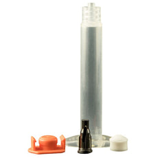 Jensen Global 3 cc Air Barrel, White PE Stopper, Cap Kit - Box/50 - JG3A-50K