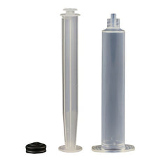Jensen Global 10 cc Standard Clear Unassembled Manual Syringe - Bag/15 - JGM10LL-15