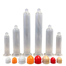 Jensen Global 30 cc Premium Clear Air Barrel, Orange Straight Wall Stopper - Box/20 - JG30A-20HPO