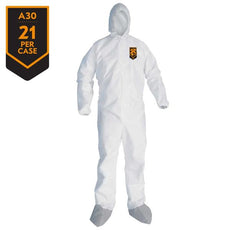 Kimberly Clark KLNGD A30 Apparel Coverall Hood/Boot 6XL - 27239