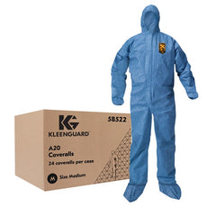 Kimberly Clark KLNGD A20 Coverall Hood/Boot Blu M - 58522