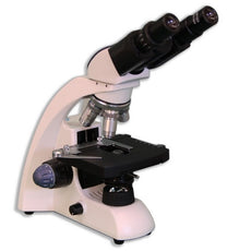 Meiji Techno MT-30 Entry-Level/Educational Binocular Brightfield Upright Biological Compound LED Rechargeable Microscope with Advanced S.Plan 4X, 10X, 40X, 100X
