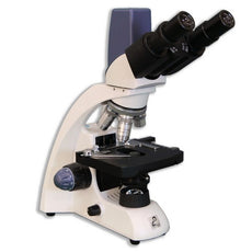 Meiji Techno MT-31 Entry-Level/Educational Binocular Brightfield Upright Biological Compound LED Rechargeable Microscope with Advanced S.Plan 4X, 10X, 40X, 100X and Built-in 5 MP USB 2.0 Digital Camera
