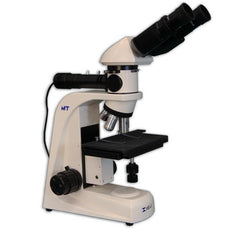 Meiji Techno MT7000L Metallurgical Binocular Upright Brightfield Compound Microscope with Infinity Corrected Plan EPI 5X, 10X, 20X, 50X and Vertical Koehler LED Illuminator