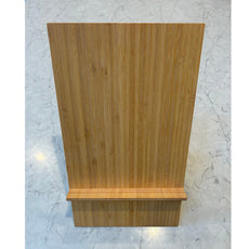 PulpFixin Literature Stand, for 8.5"x11" Catalogs, Foldable, Natural Bamboo, Each - PFLS18511