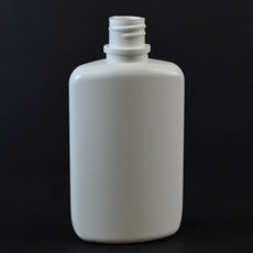 BOTTLE 2oz OVAL White PE #18