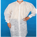 Lab Coat SBPP w/Front Snap Elastic Wrist & Pocket White 3XL Case of 30 -A6262-6