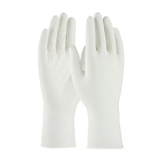 Single Use Class 10 Cleanroom Nitrile Glove with Finger Textured Grip - 12", White, Small - 100-333010/S