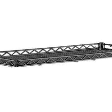 Metro 1236CSN-DSG Super Erecta Industrial Wire Cantilever Shelf, Smoked Glass, 12" x 36"