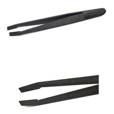 Tweezer ESD Flat Narrow BLACK