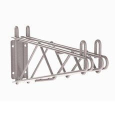 Metro 2WD18K4 Super Erecta Direct Wall Mount Double Shelf Bracket for 18" Wide Shelves, Metroseal Gray Epoxy