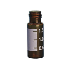 2.0mL Amber Vial 12x32mm White Graduated Spot 9mm
