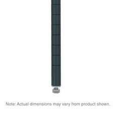 Metro 33P-DSG Super Erecta SiteSelect Industrial Wire Shelving Post, Smoked Glass, 33" H