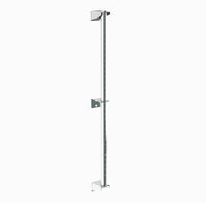 Metro 33PDF Super Erecta Wall Mount Post, Chrome, 33" H