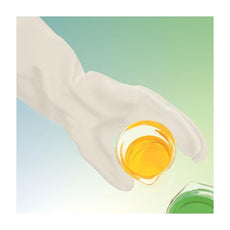 14" Chlorosulfonated Polyethylene (CSM) Glove - 15 mil, White, Large - 41GL
