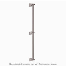 Metro 54PDFK4 Super Erecta Wall Mount Post, Metroseal Gray Epoxy, 54" H