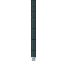 Metro 54PQ-DSG qwikSLOT Wire Shelving Post, Smoked Glass, 54"H
