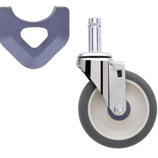 Metro 5MPX 5" Polyurethane Swivel Stem Caster for MetroMax Industrial Plastic Shelving Racks
