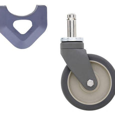 Metro 5PCRX 5" Polyurethane Rigid Stem Caster for MetroMax Industrial Plastic Shelving Racks
