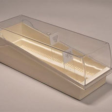 Slide Storage Rack W/ Clear Lid, Plastic - 62501