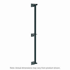Metro 63PDFK3 Super Erecta Wall Mount Post, Metroseal Green Epoxy, 63" H
