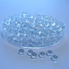 Glass BEADS 6mm FLINT 1 lb.