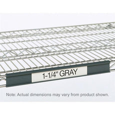 Metro 9990P2 Super Erecta Label Holder, Gray, 19" x 1.25"