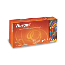 VIBRANT Latex, LP-98229, X-Large, Powder Free, Chlorinated, Exam, Micro Textured, 100/Box