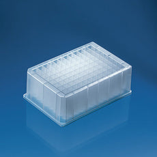 Brandtech 96 Deep Well Plates, PS, 2.2mL, None-Sterile, Square, Pk24 - 701354