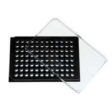 Brandtech BrandPlates 96 Well Plate, Black, PureGrade Sterile, Trans F-Btm, Pack 50 - 781671