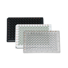 Brandtech BrandPlates 96 Well Plate, Black, cellGrade premium, Trans F-Btm, Pack 50 - 782091