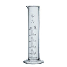 Brandtech Graduated Cylinder, SAN, low form, molded grads, 25mL, pk 12 - V64091