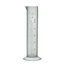 Brandtech Graduated Cylinder, PP, low form, molded grads, 50mL, pk 12 - V641941