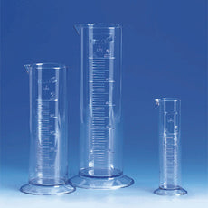 Brandtech Graduated Cylinder, SAN, low form, molded grads, 1000mL, pk6 - V64591