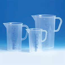 Brandtech Graduated Pitcher, PP, molded/printed, 5000mL, pack of 6 - V445081