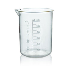 Brandtech Griffin Beaker, PMP, Molded graduations, 600mL, pack of 6 - V61295