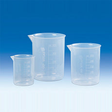 Brandtech Griffin Beaker, PP, Molded graduations, 5000mL, pack of 4 - V617941