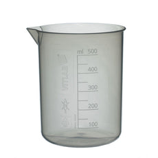 Brandtech Griffin Beaker, PP, Molded graduations, 500mL, pack of 6 - V618941