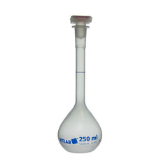 Brandtech Volumetric Flask with NS Stopper, PP, Class B, 250mL, pk 2 - V674941
