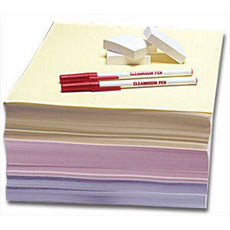 Clean Room Paper, Blue/Green/Pink/White/Yellow, 8.5" x 11" - CRP0760-3
