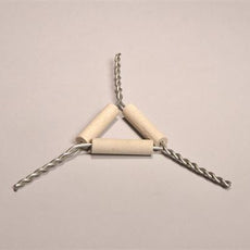 Clay Pipe Triangle, 2" Side Length - CPT020
