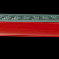 Metro CSM6-RQ Color Shelf Marker for Super Erecta Pro and MetroMax Q Industrial Plastic Shelving, Red, 6" L x 1.5" H