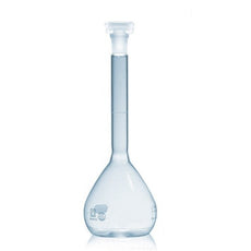 C & A Scientific FLASK Volumetric 100ML CL B w/STOP - F6225-0100