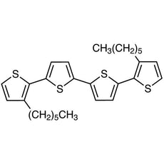 3,3'''-Dihexyl-2,2':5',2'':5'',2'''-quaterthiophene(contains 3% Dichloromethane at maximum), 200MG - D5492-200MG