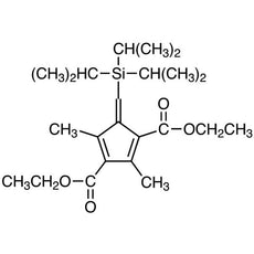 Diethyl 2,4-Dimethyl-5-[(triisopropylsilyl)methylene]-1,3-cyclopentadiene-1,3-dicarboxylate(cis- and trans- mixture), 1G - D5585-1G