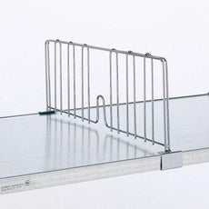 Metro DD24FS Super Erecta 8" High Shelf Divider for Solid Shelves, Stainless, 24"