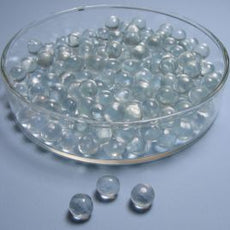 Glass BEADS 8mm FLINT 1 lb.