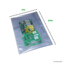 Metal-In 4x24 In Flat Bag Series 1000, 3.1 Mils Thickness - EXT-1002-4X24